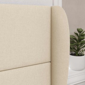 vidaXL Αυτί Κεφαλής Κρεμ 80 x 23 x 6 εκ. ύφασμα