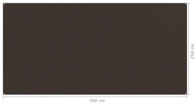 Χαλί Σκηνής Καφέ 250 x 500 εκ.