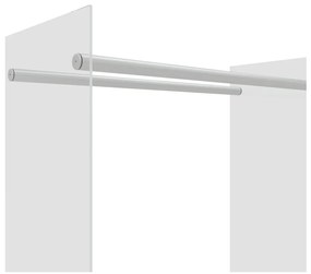 vidaXL Ράφι Καυσόξυλων Διαφανές 80 x 35 x 100 εκ. από Ψημένο Γυαλί