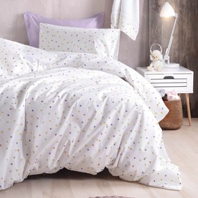 Σεντόνια Μονά (Σετ) Rythmos Symbol Blaze White Λευκό,Πολύχρωμο ΧΩΡΙΣ ΛΑΣΤΙΧΟ 160x260