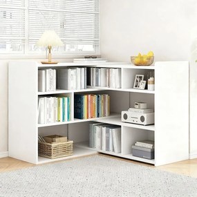 MULTI Βιβλιοθήκη πολλαπλών διαστάσεων, Απόχρωση Άσπρο   1τμχ