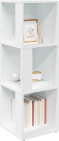 vidaXL Ντουλάπι Γωνία Λευκό 33 x 33 x 100 εκ. από Επεξ. Ξύλο
