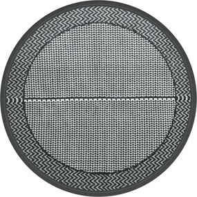 vidaXL Χαλί εξωτερικού χώρου ARAKIL γκρι Ø120 cm PP