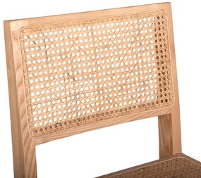 Καρέκλα Fredrik Ξύλο Φράξινου Και Rattan Σε Φυσικό Χρώμα 45x55,5x83Yεκ.