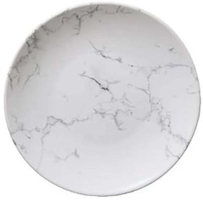 Πιάτο 07.154727A Φ19cm Κεραμικό Marble White Ceramic