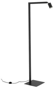Φωτιστικό Δαπέδου 100-01215-10 μίνιμαλ Luma-100-01196-10-BLACK-Μαύρο 100-01196-10-BLACK