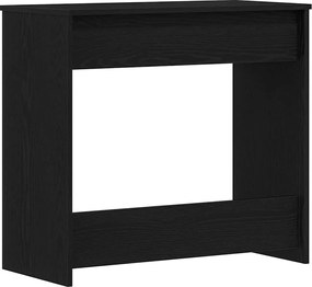 vidaXL Γραφείο Μαύρη Οξυά 80 x 40 x 75 εκ. Επεξεργασμένο ξύλο