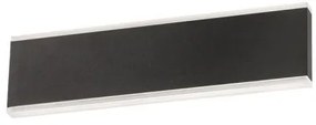 Απλίκα Φωτιστικό Τοίχου LED 8,5W Muur 2700K IP20 30,5x8 Fischer Honsel-30534-Μαύρο 30534