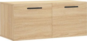 vidaXL Ντουλάπι Τοίχου Sonoma Δρυς 80x36,5x35 εκ. Επεξεργασμένο Ξύλο