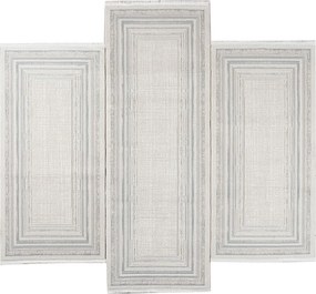 Χαλιά Κρεβατοκάμαρας (Σετ 3τμχ) Polcarpet Platinum 6814 Beige/Grey