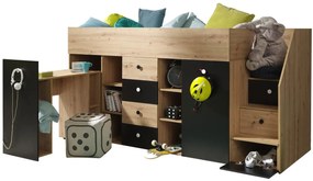 Πολυλειτουργικό κρεβάτι Smart III-Δεξιά-Mauro