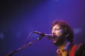 Φωτογραφία British guitarist, singer and songwriter Eric Clapton, Rome, Palaeur, 1987