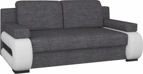 Καναπές - κρεβάτι Lauren-Γκρι - Λευκό - 200.00Χ100.00Χ90.00cm
