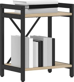 vidaXL Ράφι Βιβλίων Δρύς Sonoma 40 x 30 x 50 cm Επεξεργασμένο ξύλο