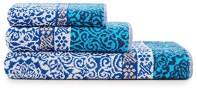Πετσέτα Arona Blue Bassetti Σώματος 70x140cm 100% Cotton