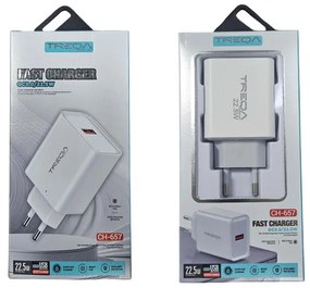 Treqa Φορτιστής Γρήγορης Φόρτισης 22.5W CH-657 -  Fast Charger
