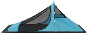 vidaXL Σκηνή Κάμπινγκ Μπλε 317 x 240 x 100 εκ.
