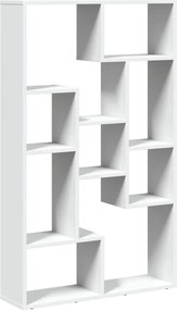 vidaXL Βιβλιοθήκη Λευκή 72x20x120,5 εκ. από Επεξεργασμένο Ξύλο