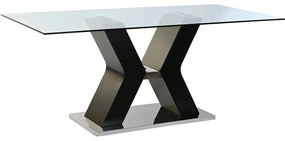 Τραπεζαρία DKD Home Decor Μαύρο Ξύλο Ξύλο MDF 180 x 90 x 76 cm