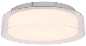 Φωτιστικό Οροφής - Πλαφονιέρα Pan M 8174 17W Led Φ35cm Chrome Nowodvorski Metal, Plastic