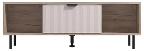 Τραπεζάκι Σαλονιού Vandea Γκρί Δρύς - Cashmere 121x55x42 εκ. 121x55x42 εκ.