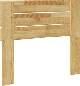 vidaXL κεφαλάρι 80 cm μασίφ ξύλο δρυς