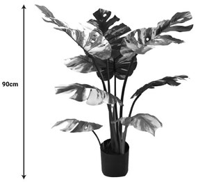 Διακοσμητικό φυτό Monstera I σε γλάστρα Inart πράσινο pp Υ90εκ (1 τεμάχια)