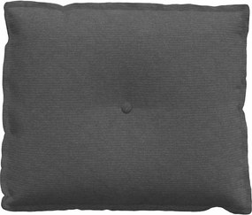 vidaXL Μαξιλάρι Πλάτης Σκούρο Γκρι 60 x 50 x 19 cm