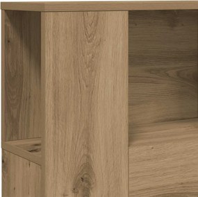 vidaXL Ντουλάπι κεφαλάρι Δρυς τεχνίτης 100x18,5x102,5 cm