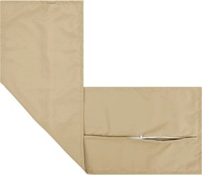 vidaXL Κάλυμμα Μαξιλαριού HOUTEN Μπεζ 40 x 145 εκ. Πολυεστέρας