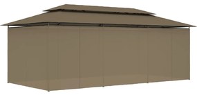 ΚΙΟΣΚΙ ΜΕ ΚΟΥΡΤΙΝΕΣ TAUPE 600 X 298 X 270 ΕΚ. 180 ΓΡ./Μ² 312247