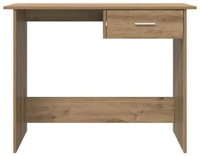 vidaXL Γραφείο artisan δρυς 100 x 50 x 76 εκ. Επεξεργασμένο ξύλο