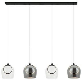 Φωτιστικό Οροφής Πολύφωτο LED Zambelis 23082 Black Matt