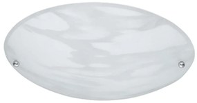 Φωτιστικό Οροφής - Πλαφονιέρα Lana 6196011-07 1xE27 40W Φ25cm 9cm White-Silver Trio Lighting Metal