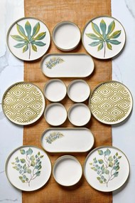 Σετ Πιάτα (14 Τεμάχια) MICHALIA - Χρώμα Multicolor