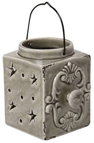 Φανάρι Με Σκάλισμα HEG111K2 Μπεζ 10,5x11x9,5cm Espiel Ceramic