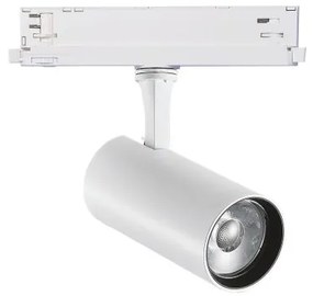 Σποτ Τριφασικής Ράγας Link LED 25W Λευκό 3000K CRI90 Dimmer 1-10V Fox 302607 Ideal Lux 302607