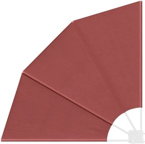 vidaXL Αδιάφανο σκίαστρο μπαλκονιού 115 x 115 εκ Πολυεστέρας Τερακότα