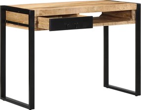 Γραφείο vidaXL 100x50x75 cm Στερεό ακατέργαστο ξύλο Mango