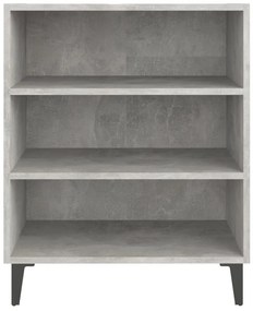 vidaXL Ντουλάπι Γκρι Σκυροδέματος 57x35x70 εκ. Επεξεργασμένο Ξύλο