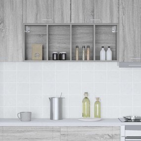 vidaXL Κρεμαστό ντουλάπι Γκρίζο Σονομα 40 x 29,5 x 100 εκ.