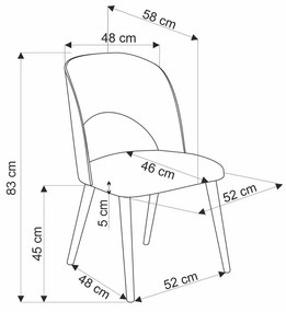 Dine 5620 Καρεκλα Μπεζ