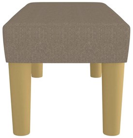 Πάγκος Taupe 70 x 30 x 30 εκ. Υφασμάτινος - Μπεζ-Γκρι