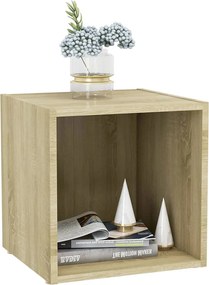 vidaXL Έπιπλα Τηλεόρασης 2 τεμ. Sonoma Δρυς 37x35x37 εκ. Επεξ. Ξύλο