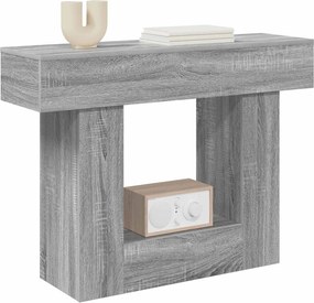 vidaXL Γκρι Σονομά 101 x 30 x 74 εκ