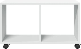 vidaXL Ντουλάπι Τροχήλατο Λευκό 72x33x42,5 εκ. από Επεξ. Ξύλο