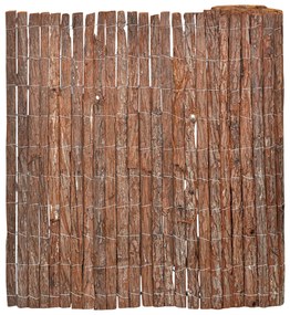 vidaXL Φράχτης από φλοιό δέντρου Καφέ 100 x 600 cm Φλοιός