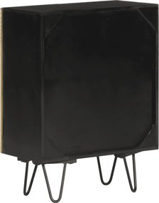 vidaXL Ντουλάπι 55 x 30 x 75 εκ. από Μασίφ Ξύλο Μάνγκο
