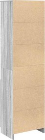 VidaXL Ντουλάπι Γκρι Sonoma 50x35x180 εκ. από Επεξεργασμένο Ξύλο