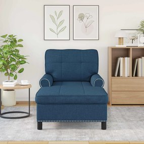 vidaXL Χαλάρωση με μαξιλάρι Μπλε 91 x 157 x 91 εκ. ύφασμα